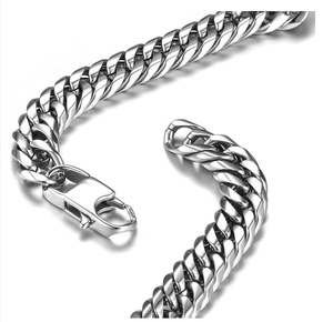 316L स्टेनलेस स्टील 10mm पुरुषों कंगन क्यूबा लिंक हाथ-श्रृंखला वाइकिंग गुंडा पुरुष उपहार गहने दैनिक Pulseira थोक dropshipping - Product Image 2