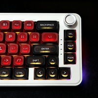 Clavier mécanique à commutation à chaud filaire/sans fil 2,4 G RVB disposition 65 % joint personnalisé clavier de jeu