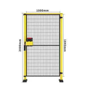 새로운 맞춤형 아연 도금 맞춤형 워크숍 ISO9001 로봇 안전 펜스