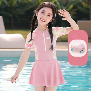 Trẻ em Đồ bơi cô gái Đồ bơi mùa hè cô gái áo tắm beachwear trẻ em tắm phù hợp với - Product Image 4