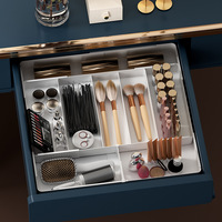 Hot <strong>Selling</strong> Four Side Retractable <strong>Plastic</strong> <strong>Drawer</strong> <strong>Organizer</strong> <strong>Best</strong> Adjustable <strong>Drawer</strong> Divider for Kitchen Dresser Bedroom