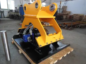 Construction Machinery Demolition Work Excavator Attachments Hydraulic Plate Compactor For 20 Tons Excavators