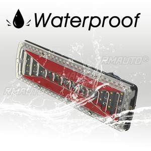 ไฟท้ายรถยนต์แบบไดนามิก LED 1 คู่ 12V 37LED / 24V 42LED สำหรับรถบรรทุก รถตู้ รถบัส รถแคมป์เปอร์ พร้อมไฟเลี้ยว ไฟเบรก ไฟถอยหลัง - Product Image 5