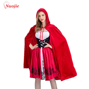 Cosplay Costume di Halloween Per Adulti Cosplay Abiti Up Poco Cappuccio di Guida <span class=keywords><strong>Rosso</strong></span>// - Product Image 2