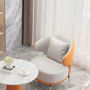 Su misura moderna stand ristorante Set di posti a sedere tavolo da pranzo dorato divano con motivi in marmo per caffè e caffetterie - Product Image 6