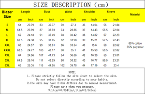 Blazer da Donna Taglie Forti <span class=keywords><strong>S</strong></span>-6XL, Giacche Eleganti da Lavoro, Completo da Ufficio, Blazer Monopetto Slim per Donna d'Affari - Product Image 2