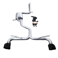 Système d'échappement de voiture personnalisé en acier inoxydable 304, accessoires de silencieux, épaisseur 1,5 mm, compatible avec Audi A3