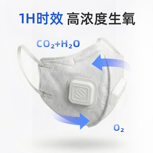 Self-generating Oxygen Self-rescue Mask 1-Hour Supply Outdoor Emergency Mountaineering Adult Breathable Plastic Bag Packaging - Product Image 4