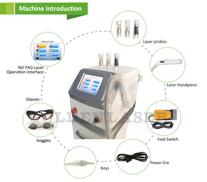 Picosegundo profesional portátil 1064nm/532nm <span class=keywords><strong>Nd</strong></span> <span class=keywords><strong>Yag</strong></span> Eliminación de tatuajes con láser - Product Image 4