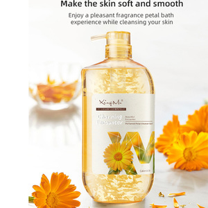 <span class=keywords><strong>Gel</strong></span> douche parfumé aux pétales nourrissant hydratant blanchissant à base de plantes glissant - Product Image 1