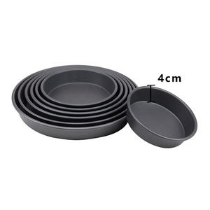 Set di Teglie per Pizza da 6 Pollici - 12 Pollici, Teglie <span class=keywords><strong>in</strong></span> Alluminio Anodizzato Duro con Coperchio per Ristoranti - Product Image 3