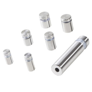 Panneau mural <span class=keywords><strong>creux</strong></span> en acier inoxydable, entretoise en verre, <span class=keywords><strong>vis</strong></span> publicitaire pour Support - Product Image 2