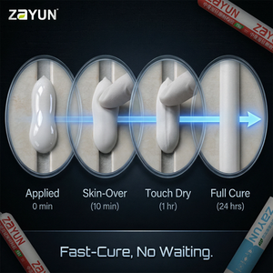 Sellador de Silicona Universal Sin Solventes, Fungicida, Resistente a la Intemperie, para Construcción, Carpintería y Sellado Sanitario - Product Image 3