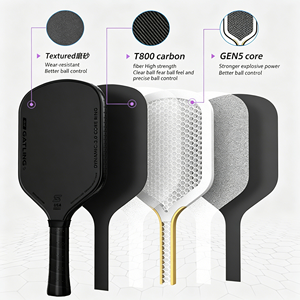 ไม้พายพิคเคิลบอล Elite T700 คาร์บอนไฟเบอร์ แกนหนา 16 มม. พื้นผิวแรงเสียดทานสูง ระดับมืออาชีพ สำหรับการแข่งขัน - Product Image 4