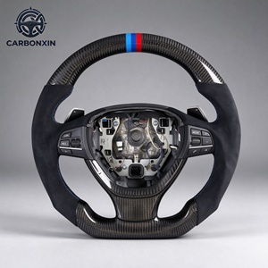 Volante de Fibra de Carbono para BMW Led Sport F20 F21 F52 F30 F31 F34 F10 F11 F07 F18 F06 F12 F13 F01 F02 F26 X6 F16 328i - Product Image 1