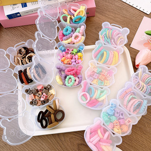 Lot de 4 Mignons Accessoires Cheveux Bonbons en Tissu Créatifs, Élastiques Colorés pour Filles, Bandes Tressées à Haute Élasticité, Style Doux pour Petits Enfants - Product Image 2