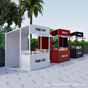 现代户外市场摊位货架商业街广场活动活动促销架网红展示架 - Product Image 3