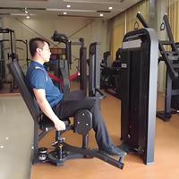 Machine commerciale JG-6761 d'adducteur de jambe d'abducteur de hanche de forme physique pour l'entraînement de poitrine et la machine de poussée de hanche de bodybuilding à vendre