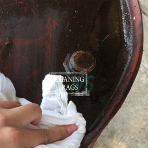 Trapos Industriales Resistentes de Algodón Puro, Trapos de Limpieza de Algodón Blanco para Servicios de Mantenimiento de Aceite y Grasa en Garajes - Product Image 5