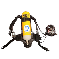 Système d'alarme sonore et visuel homologué Jiangbo Solas, modèle SCBA RHZK-6/30 a avec cylindre en acier de 6 L, certifié CE pour la lutte contre les incendies