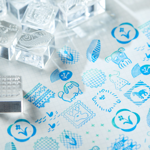 Máscara de Hielo, Mini Cuaderno Bonito, Material de Escritura, <span class=keywords><strong>Sellos</strong></span> <span class=keywords><strong>Acrílicos</strong></span> Transparentes con Formas Personalizadas para Scrapbooking y Decoración - Product Image 3