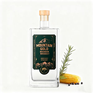 Botellas de Vidrio Premium para Licores de 200 ml, 500 ml, 700 ml, 750 ml, Diseño Cuadrado para <span class=keywords><strong>Vodka</strong></span>, Ginebra, Whisky, Embotellado Personalizado en Destilerías Australianas - Product Image 1