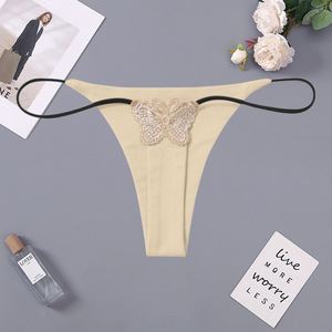 ZhenShangMei - <span class=keywords><strong>Bragas</strong></span> de <span class=keywords><strong>Tanga</strong></span> de Nylon de Alta Calidad para Mujer, Tejido Sin Costuras, Cómodas para Uso Diario, con Logotipo Personalizado - Product Image 3