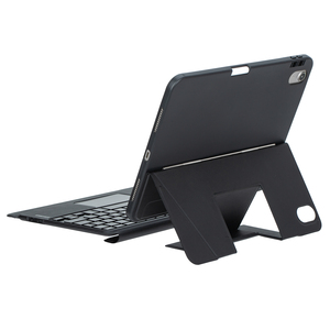 เคสหนังสำหรับ <span class=keywords><strong>iPad</strong></span> (2025) / 10.9 (<span class=keywords><strong>2022</strong></span>) พร้อมคีย์บอร์ดเรืองแสงแบบถอดได้และขาตั้งลอย - สีดำ - Product Image 3