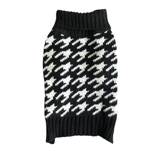 Seguridad de perro de ropa de lujo sabuesos Diente de punto suéteres de cuello - Product Image 1