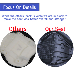 Siège de remplacement noir rayé en losanges pour moto Honda CMX Rebel 500 2017-2023, siège conducteur et passager avant et arrière <span class=keywords><strong>REBEL500</strong></span> - Product Image 5