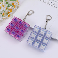 Factory Direct Sales Lighted Nine Key Wholesale High-Transparency Keycaps Decompression Mechanical Keyboard Decompression