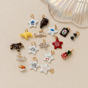 ความมหัศจรรย์ของเด็กๆ |   จี้เคลือบเงา ชุบทอง 18K ทำจากทองเหลือง สำหรับทำเครื่องประดับ DIY |   จี้รูปสัตว์น่ารักสำหรับเด็ก - Product Image 3