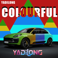 1.52*18m Voiture Vinyle Wrap Brillant Métallique Vert Couleur Ppf Film PET Super Lumineux Métallique Royal Vert Vinyle Wrap Rouleau pour Voiture