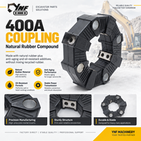 400A 400AS Flexible Gummikupplung Ersatz für CENTAFLEX CF-A 400 Größe 400 Bagger Hydraulik-Kolbenpumpen-Antriebskupplungen