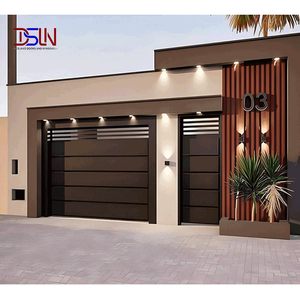 Porte de garage sectionnelle industrielle à panneaux sandwich en acier robuste, automatique, haute résistance - Product Image 1