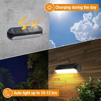 Modèle privé lampe de clôture de bande solaire lumière LED blanche chaude IP65 Source d'alimentation panneau solaire marchandises de source d'usine