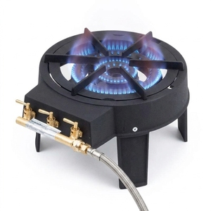 Quemador de Gas Portátil con Válvulas de Latón para Uso Comercial y Camping al Aire Libre - Product Image 4