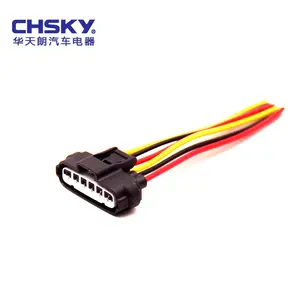 CHSKY 4 Hole Car Waterproof Connector 6P Throttle Plug Manufacturers Direct Supply