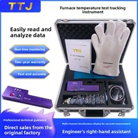 TTJ TTS-A10 10-Channel Oven Furnace Temperature Measuring Instruments 110V 10kW for Industrial Auto Electronics Tunnel Furnace