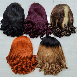 Letsfly 10A 200% Densidad 613 #   Cabello Virgen Brasileño Ondulado Suelto 13x4 para Pelucas Bob de 10-16 Pulgadas, Color Castaño Claro - Product Image 4