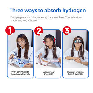 Mini générateur d'<span class=keywords><strong>eau</strong></span> hydrogénée 150 ml 225 ml, machine respiratoire H2 O2, machine d'inhalation d'hydrogène SPE PEM 99% haute pureté pour <span class=keywords><strong>la</strong></span> santé - Product Image 2