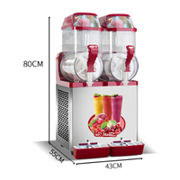 Vente chaude Boisson Congelée Cocktail Glace Slush Machine Boisson Smoothie Machine Slush Maker pour Restaurant