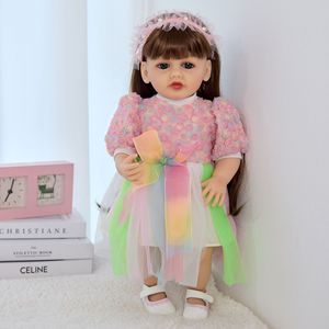 Muñeca Reborn de 55 cm, Superventas, Muñeca de Simulación Adorable, Puede Cambiar de Ropa, Muñeca de Goma Completa para Bañar, Venta al por Mayor - Product Image 4