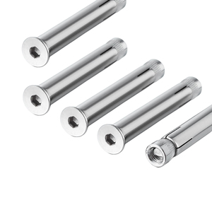 Vis d'expansion hexagonale interne Bibo M6, M8, M10, M12, coloris zingué, fixation intégrée, boulon d'expansion à tête hexagonale Bibo M6 - Product Image 5