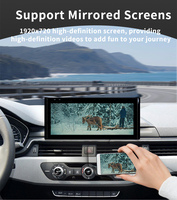 Écran d'affichage de voiture Linux 1920*720p, mise à niveau Android Auto, écran 10,25 pouces, navigation GPS pour AUDI A4 B9 2017-2019