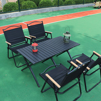 Tables et chaises pliantes d'extérieur pour café, camping, barbecue, utilisation en fondue