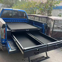 Boîte de rangement coulissante pour benne de pick-up, idéale pour l'overlanding, compatible F-150 Ranger Toyota Hilux Tacoma RAM1500