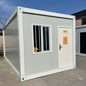 Contenedor de vida prefabricado grande portátil de 20-40 pies Casa de paquete plano de dos pisos de bajo costo para edificio de oficinas al aire libre Centro comercial - Product Image 1