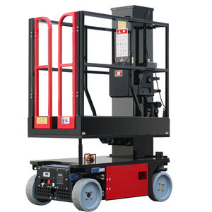 Aluminum Alloy Single Masts Aerial Maintenance <b>Work</b> Cage Electric Lift Aerial <b>Work</b> <b>Platform</b> - Product Image 5
