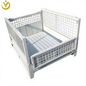 ייליאן-מתקפל חוט פלדה חוט מיכל מטען מתקפל מכונן כלוב מחסנים - Product Image 1